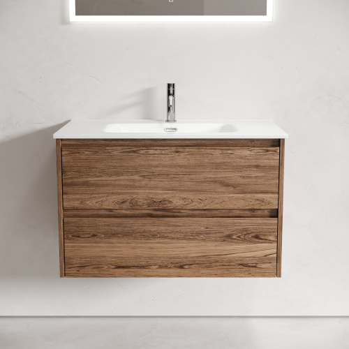 Тумба под раковину Sancos Libra LB80ECH 79х45х50 настенная - фото 4